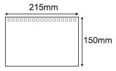 8 Sheets - 16 Pages (215mmx150mm)